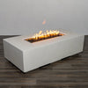 Beton 55 Inch Rectangle Concrete Fire Pit by Starfire Designs