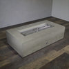 Rustic 60 x 32 Inch Rectangle Gas Fire Pit by Starfire Designs