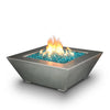 Edge Stainless Steel Propane Fire Pit With Hidden Tank by Starfire Designs