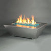 Edge Stainless Steel Propane Fire Pit With Hidden Tank by Starfire Designs