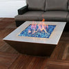 Edge Stainless Steel Propane Fire Pit With Hidden Tank by Starfire Designs