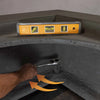 Gravity 36 Inch Square Concrete Fire Pit by Starfire Designs
