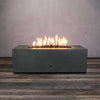 Gravity 60 x 24 Inch Concrete Gas Fire Pit by Starfire Designs