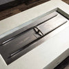 Gravity 60 x 32 Inch Rectangle Concrete Fire Pit by Starfire Designs