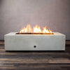 Gravity 60 x 32 Inch Rectangle Concrete Fire Pit by Starfire Designs