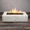 Gravity 60 x 32 Inch Rectangle Concrete Fire Pit by Starfire Designs