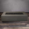 Gravity 72 x 38 Inch Rectangle Concrete Fire Pit by Starfire Designs