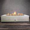 Gravity 72 x 38 Inch Rectangle Concrete Fire Pit by Starfire Designs