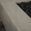 Rustic 48 X 32 Inch Rectangle Concrete Fire Pit by Starfire Designs