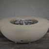 Rustic 45 Inch Round Concrete Fire Pit by Starfire Designs