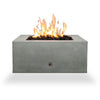 Rustic 36 Inch Square Concrete Fire Pit by Starfire Designs