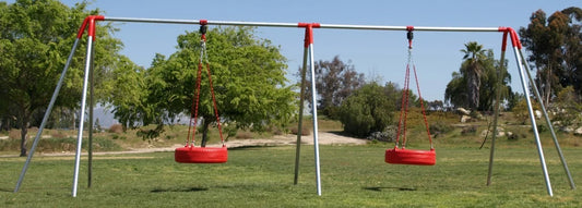 Heavy 6′ High – Tire Swing – 2 Bay – Commercial / Residential