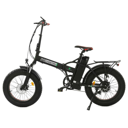 Ecotric 48V Fat Tire Portable and Folding Electric Bike with color LCD display - Savvy Hikers