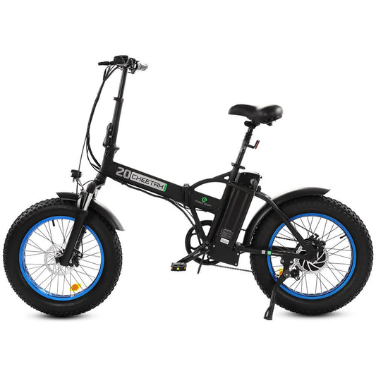 Ecotric 48V Fat Tire Portable and Folding Electric Bike with LCD display - Savvy Hikers