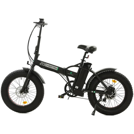 Ecotric 48V portable and folding fat ebike with LCD display -Long Battery Life - Savvy Hikers