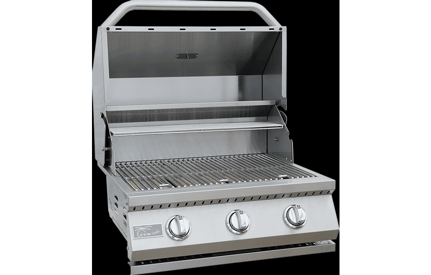 KoKoMo 3 Burner 26 Inch Built In Stainless Steel BBQ Grill SKU KO-BAK3BG - Kozy Korner Fire Pits