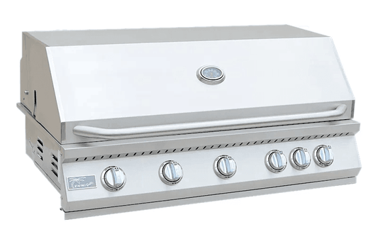 KoKoMo 5 Burner 40 Inch Stainless Steel Built In BBQ Grill with Infrared Back Burner SKU KO-BAK5BG - Kozy Korner Fire Pits